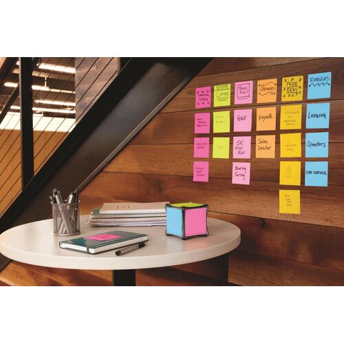 Post-it® Haftnotizen 654 Super Sticky Notes Bangkok Collection, Klebenotizen, 76 x 76 mm, 4-farbig sortiert, 24 Blöcke x 90 Blatt Artikelbild Secondary5 L