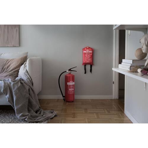 NEXA Brandsläckare pulver 2kg röd 13A 89B C produktfoto Secondary2 L