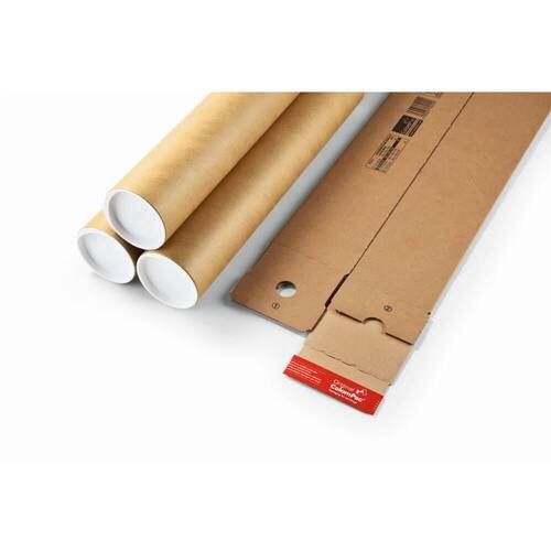 ColomPac Versandverpackung Trapez A0 mit Selbstklebeverschluss, Versandhülse, 860x105/55x75mm, braun, 1 Stück Artikelbild Secondary5 L