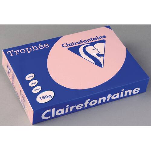Clairefontaine Kopierpapier Trophée, Druckerpapier, A4, 160g/m², pastell rosa, 250 Blatt, 1 Packung Artikelbild Secondary1 L