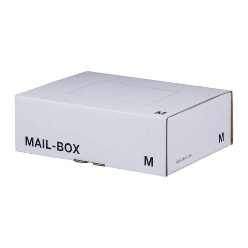 Smartbox Pro Mail-Box M, Versandkarton, 331x241x104mm, weiß, 20 Stück Artikelbild