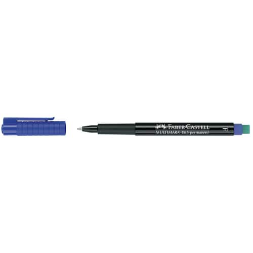 Faber-Castell OHP-Stift Multimark 1513, permanent, F 0,8 mm, blau Artikelbild Secondary1 L