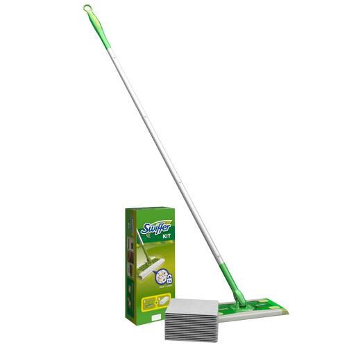 Swiffer Staubmagnet, Staubbesen, Staubtücher, Starterset, 8 Tücher & 1  Bodenwischer, 1 Set