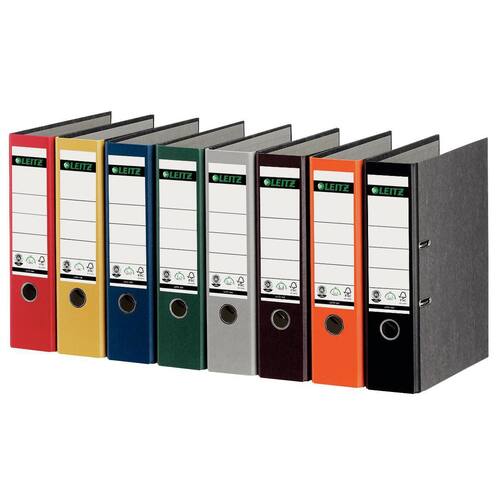 Leitz Hartpappe-Ordner mit Wolkenmarmor, 80mm, Schwarz Artikelbild Secondary2 L