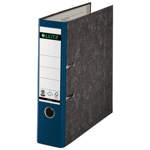 Leitz Hartpappe-Ordner mit Wolkenmarmor, 80mm, Blau Artikelbild