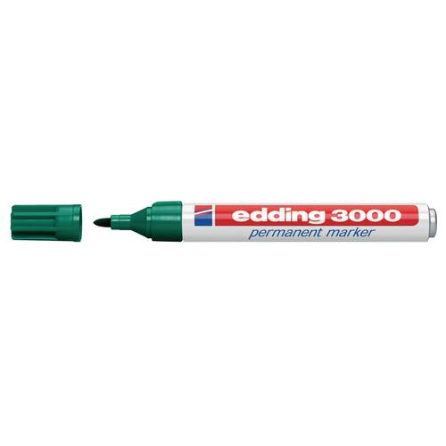 edding Permanent-Marker 3000, Rundspitze, Grün Artikelbild Secondary3 L