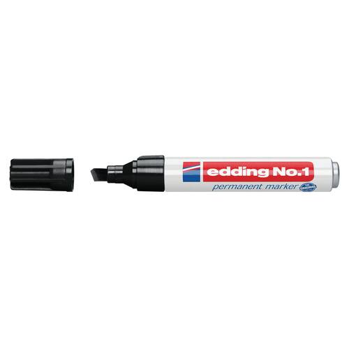 edding Permanent-Marker 1 Keil, Schwarz Artikelbild Secondary1 L