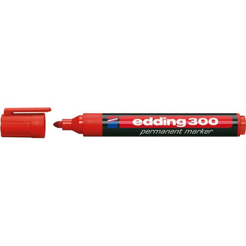 edding Permanent-Marker 300, Rundspitze, Rot Artikelbild Secondary1 L