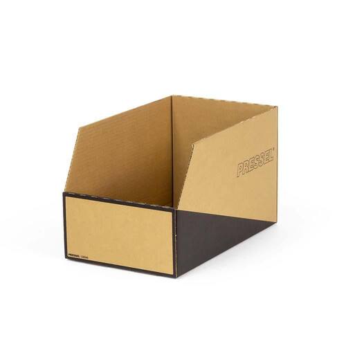 Pressel Lagersichtbox Natur/Schwarz, 400x240x235mm, 20 Stück (vorher Art.Nr. 94024) Artikelbild Secondary1 L