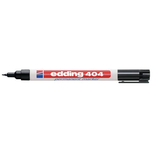 edding Permanent-Marker 404, Rundspitze, Schwarz Artikelbild Secondary1 L