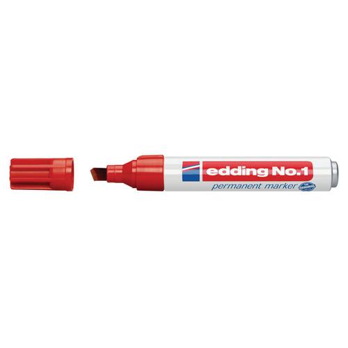 edding Permanent-Marker 1 Keil, Rot Artikelbild Secondary1 L