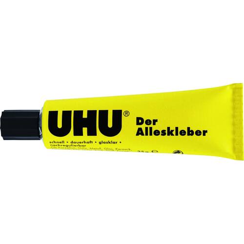 Uhu Klebstoff 45050, 125g pro Tube, Alleskleber, Bastelkleber, Kleber, 5 Tuben Artikelbild Secondary1 L