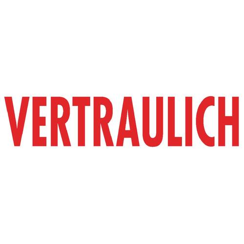 Colop Stempel 20L, VERTRAULICH, 38x14 mm, selbstfärbend, Druckfarbe: rot, 1 Stück Artikelbild Secondary1 L