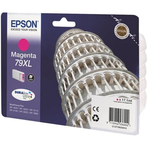 Epson Original Tinte 79XL für Epson WF4630, magenta, 17,1ml, 1 Stück Artikelbild Secondary3 L
