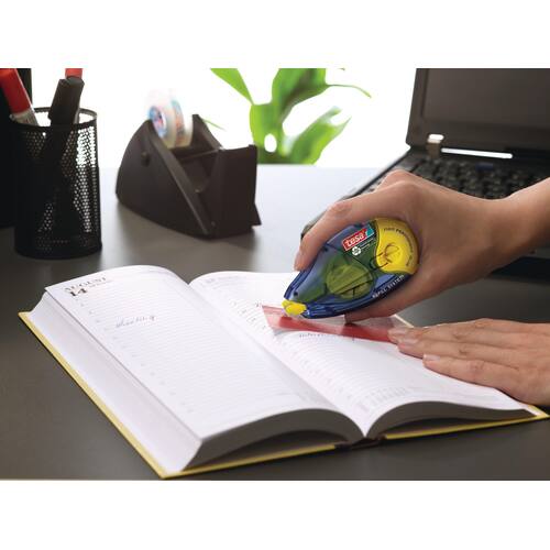 tesa® Kleberoller Roll&Relax, ablösbar, nachfüllbar, 14m x 8,4mm, 1 Stück Artikelbild Secondary2 L
