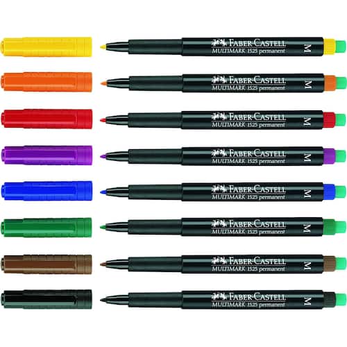 Faber-Castell OHP-Stift Multimark 1525, permanent, M 1 mm, rot Artikelbild Secondary1 L
