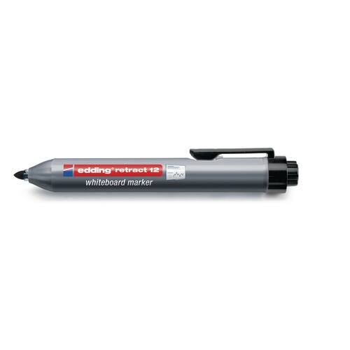 edding Whiteboard-Marker 12 retract, Schwarz Artikelbild Secondary2 L