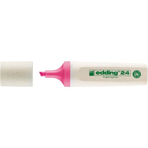 edding Textmarker 24 EcoLine, Keilspitze, 2-5 mm, 4er-Set Artikelbild Secondary3 L