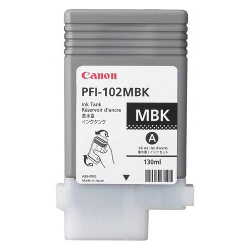 Canon Original Tintenpatrone PFI-102MBK, matt schwarz, 130ml, 1 Stück Artikelbild
