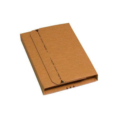 VARIA X 2 plus Drehverpackung aus Wellpappe mit Selbstklebeverschluss, 250x190x60mm, A5+, braun, 20 Stück Artikelbild Secondary10 L