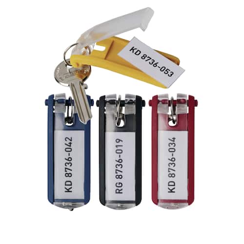 Durable Schlüsselanhänger KeyClip 1957, gelb, 6 Stück Artikelbild Secondary1 L