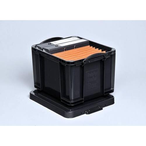 Really Useful Box Aufbewahrungsbox, 35 Liter, 480x390x310mm, stapelbar, schwarz, 1 Stück Artikelbild Secondary1 L
