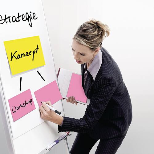 Post-it® SuperSticky MeetingNotes Haftnotizen 101x152 mm Artikelbild Secondary1 L