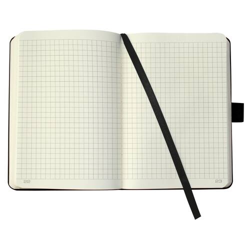 sigel Notizbuch CONCEPTUM®, Gummizugverschluss, kariert, A4, Schwarz Artikelbild