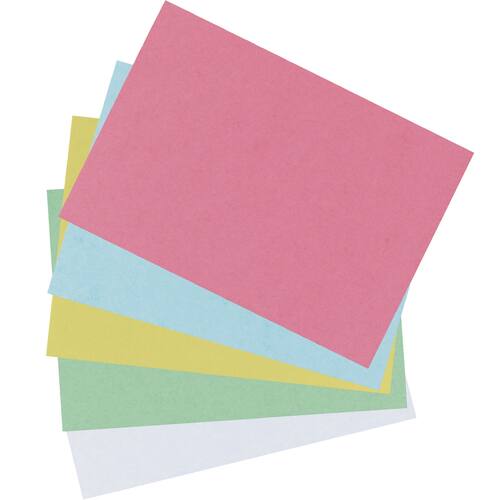 Exacompta Karteikarte, blanko, A7, Karton, 205 g/m², weiss, 100 Stück Artikelbild Secondary2 L