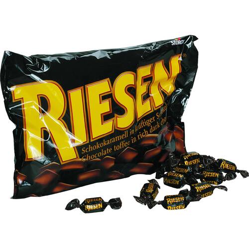 RIESEN RIESEN Schokobonbons, Karamelltoffee mit Schokolade-Überzug, 900g, 1 Packung Artikelbild