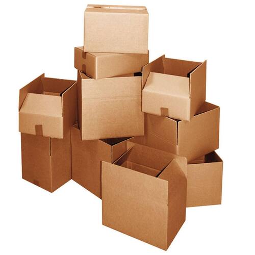 ColomPac Versandverpackung mit Sicherungslasche, 325x260x-92mm, Braun, 20 Stück pro Packung, 5 Packungen Artikelbild Secondary1 L