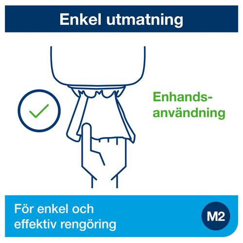 Tork Elevation Innenabrollungsspender für Wischtücher, Weiß Artikelbild Secondary8 L