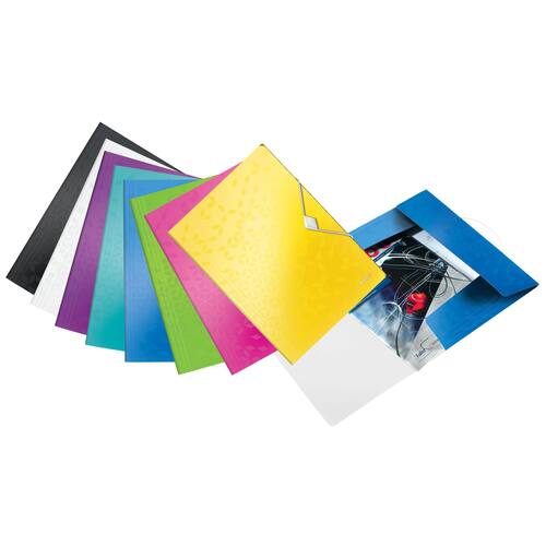 Leitz Eckspannermappe WOW, Flügelmappe, mit Gummizug, A4, PP, eisblau, 235x320mm, 1 Stück Artikelbild Secondary3 L