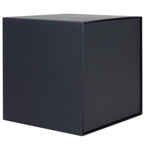 Faltschachtel Napoli Cube mit Magnetverschluss und Selbstklebeecken, 220x220x220mm, schwar, 5 Stück Artikelbild