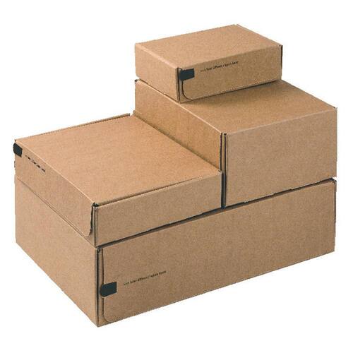 ColomPac Modulbox mit Haftklebeverschluss und Aufreißfaden, 1-wellig, 305x210x91mm, Braun, 20 Stück Artikelbild