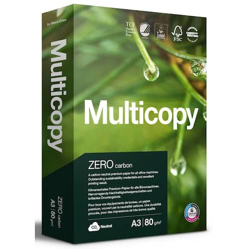 Multicopy Zero carbon Kopierpapier, A3, 80g, 500 Blatt, 1 Packung Artikelbild