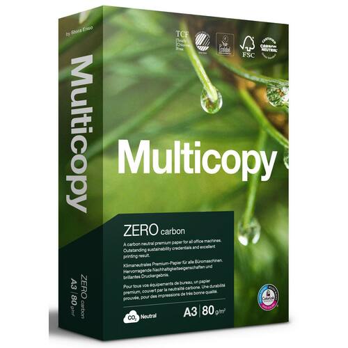 Multicopy Zero carbon Kopierpapier, A3, 80g, 500 Blatt, 1 Packung Artikelbild