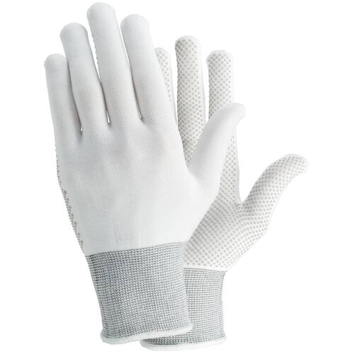 TEGERA Textilhandske 931 noppor vit S11 produktfoto