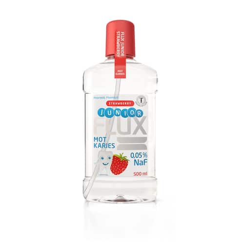 FLUX Munskölj Junior Jordgubb 500ml