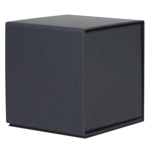 Faltschachtel Napoli Cube mit Magnetverschluss und Selbstklebeecken, 100x100x100mm, schwarz, 5 Stück Artikelbild