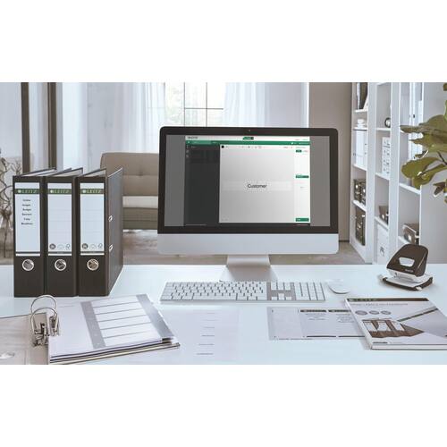 Leitz Register WOW, PP, 1 - 6, Universallochung, A4, 6 Blatt, weiss/farbige Taben Artikelbild Secondary3 L