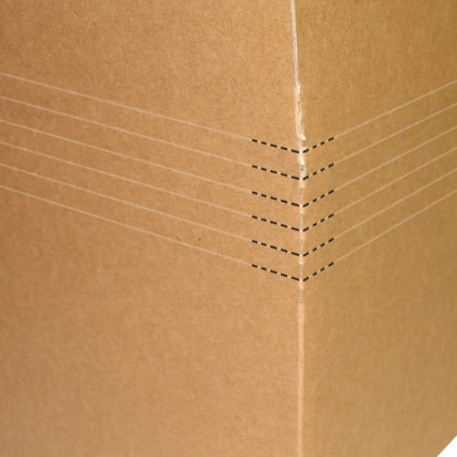ColomPac Blitzbodenkarton mit Haftklebeverschluss und Aufreißfaden, 229x164x50-115mm (A5), Braun, 10 Stück Artikelbild Secondary1 L