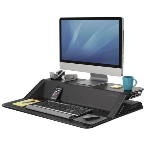 Fellowes Monitorständer Lotus™ Sitz-Steh Workstation, 22fach höhenverstellbar, schwarz, 1 Stück Artikelbild Secondary1 L