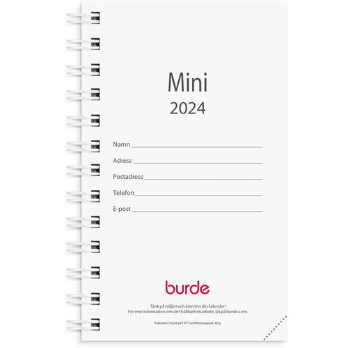 Burde Kalender Mini refill - 3211 produktfoto
