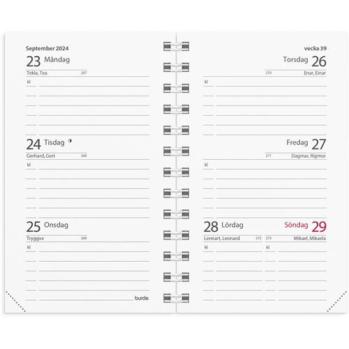 Burde Kalender Mini refill - 3211 produktfoto Secondary1 L