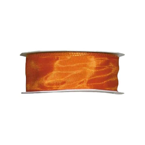 Uni Plus Lyon Geschenkband, orange, breit mit Drahtkante, 40 mm x 25 lfm, 1 Rolle Artikelbild