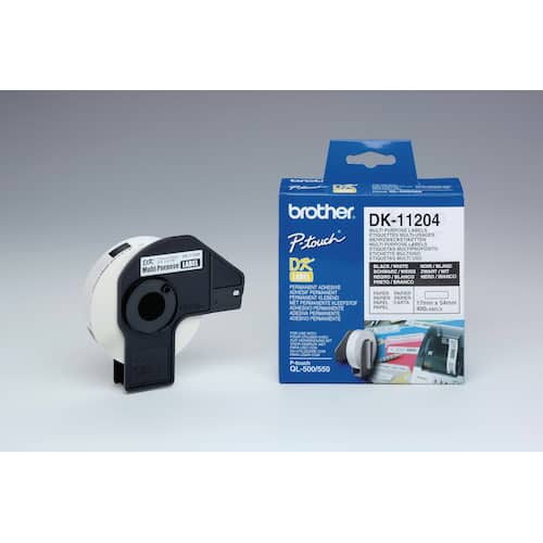 Brother Adressetiketten DK-11209, 29x62mm, Weiß, 800 Stück Artikelbild