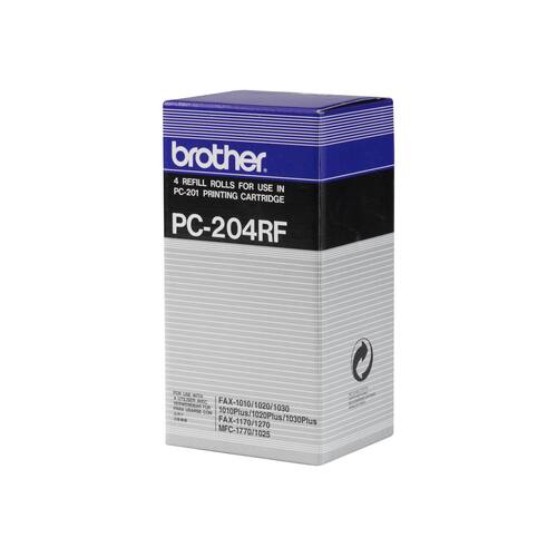 Brother Original Thermotransferrolle PC-204RF, Schwarz, 4x 420 Seiten Artikelbild Secondary3 L