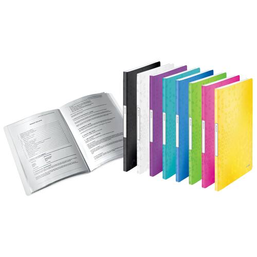 Leitz Demobok WOW PP 20 fickor cerise produktfoto Secondary5 L