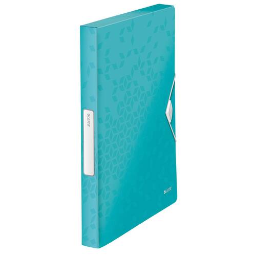 Leitz Ablagebox WOW, Dokumentenbox, Heftbox, A4, PP, eisblau, 250x330x37mm, 1 Stück Artikelbild